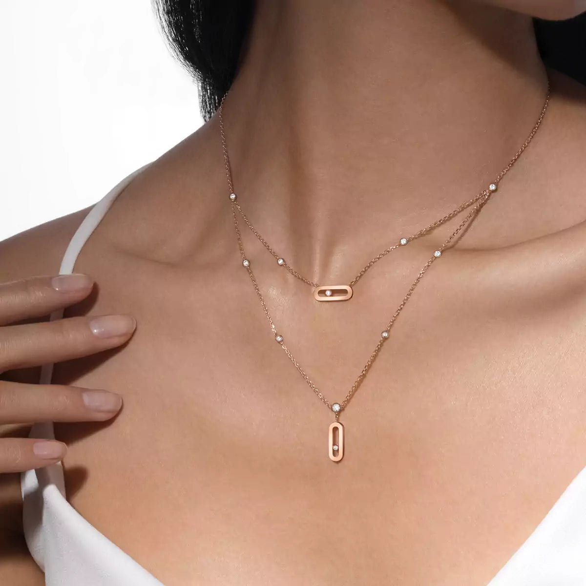 [Royal Jewellery] Move Uno Diamond Necklace