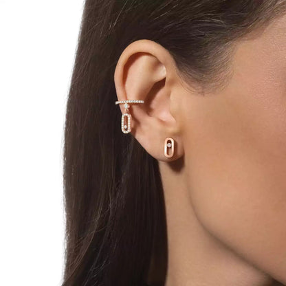 [Royal Jewellery]Move Uno Diamond Stud Earrings