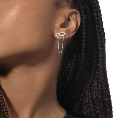 [Royal Jewellery]Move Uno Diamond Earrings
