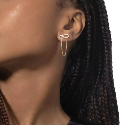 [Royal Jewellery]Move Uno Diamond Earrings