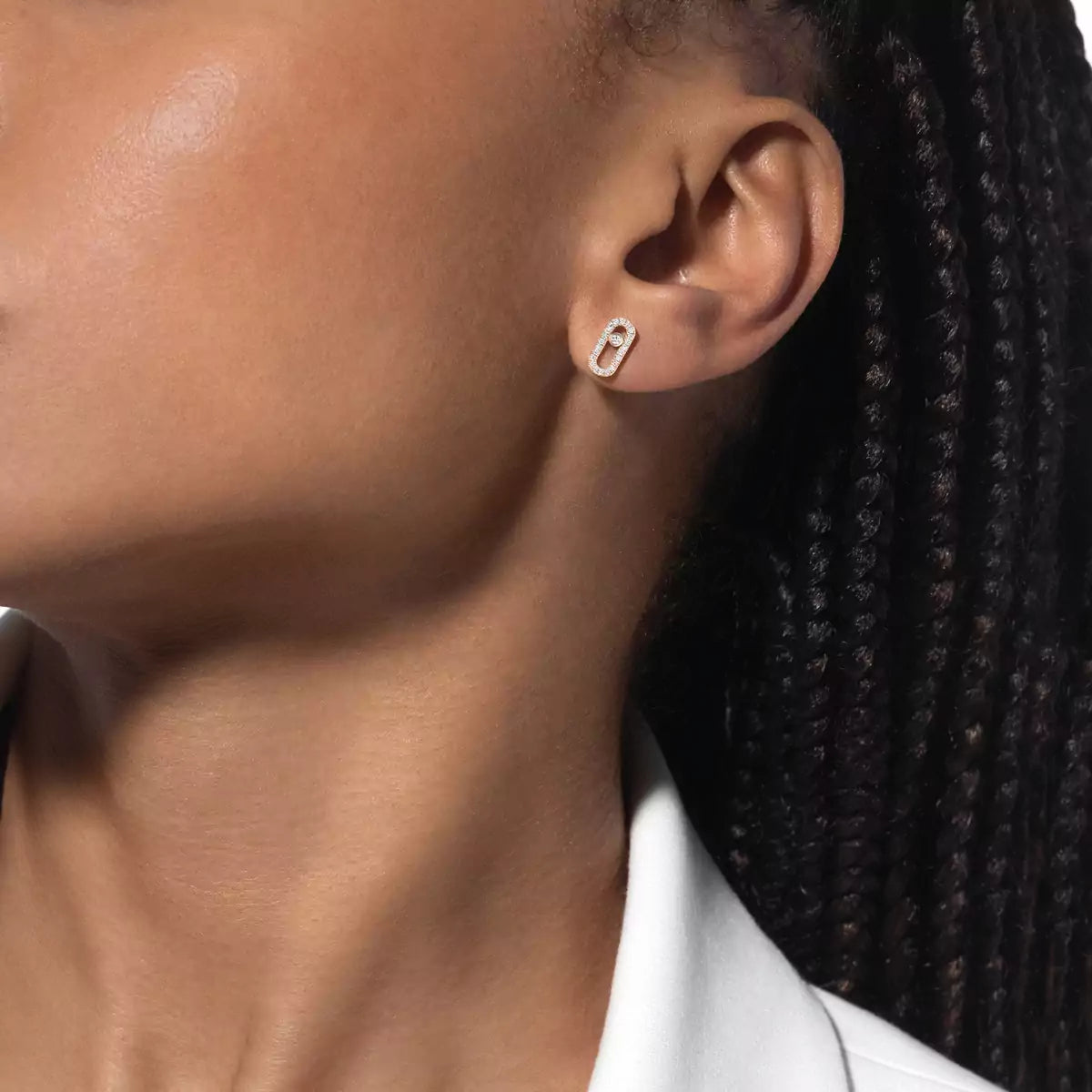 [Royal Jewellery]Move Uno Diamond Earrings