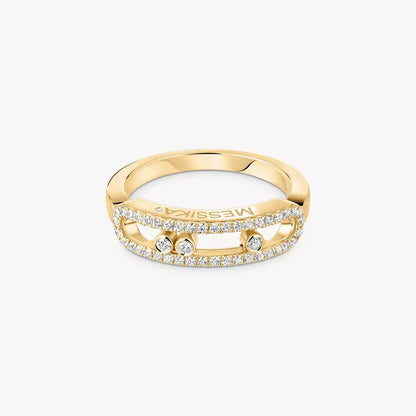 [Royal Jewellery] Baby Move Gold Diamond Pave_ Ring