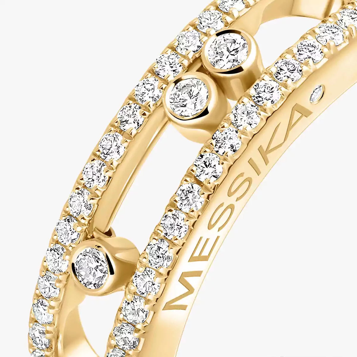 [Royal Jewellery] Baby Move Gold Diamond Pave_ Ring