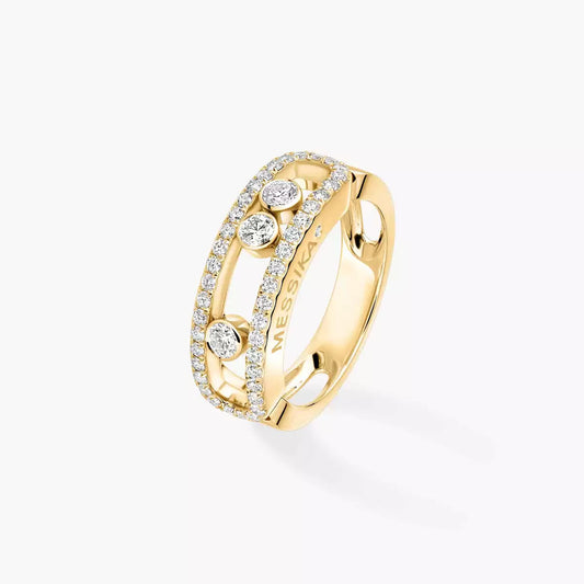 [Royal Jewellery] Move Gold Diamond Pave_ Ring