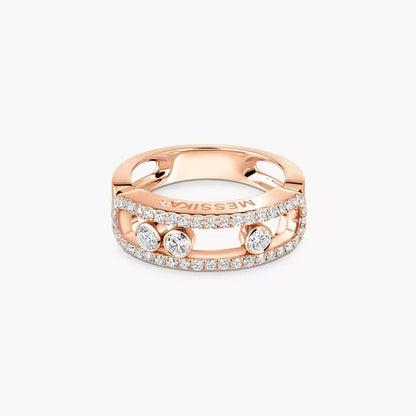 [Royal Jewellery] Move Gold Diamond Pave_ Ring