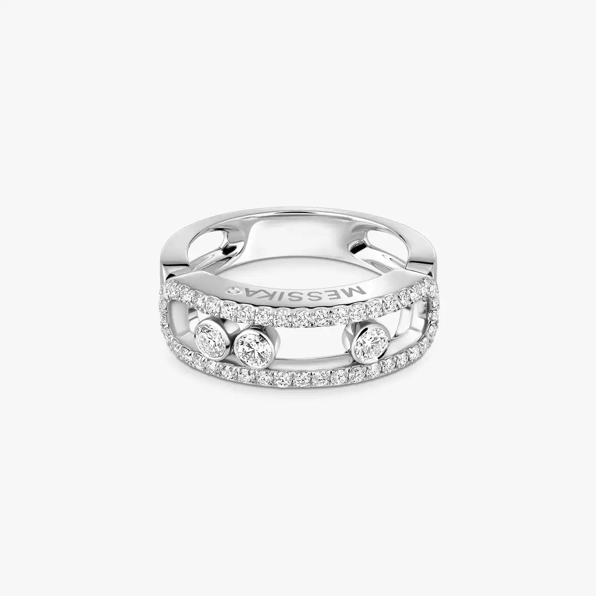 [Royal Jewellery] Move Gold Diamond Pave_ Ring