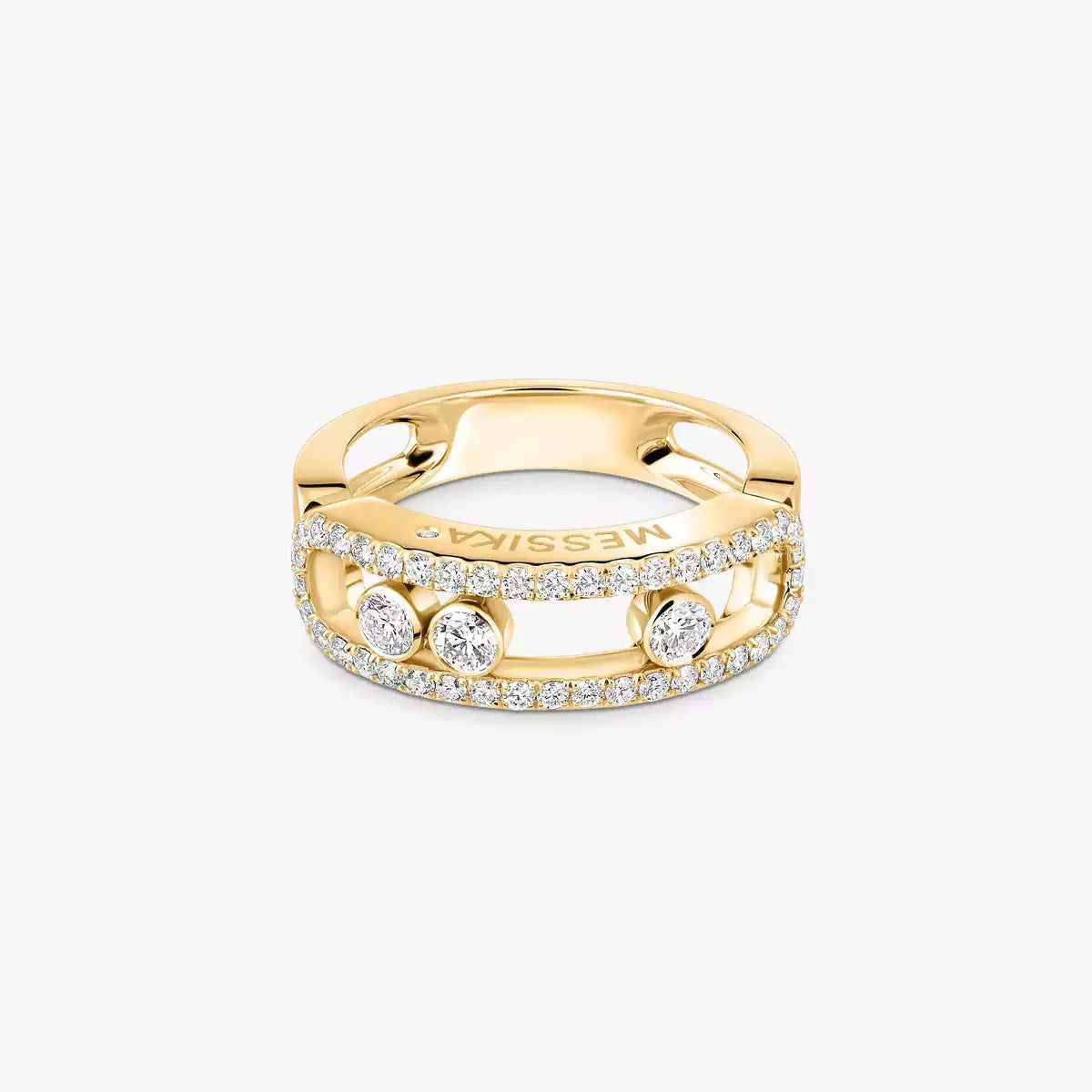 [Royal Jewellery] Move Gold Diamond Pave_ Ring