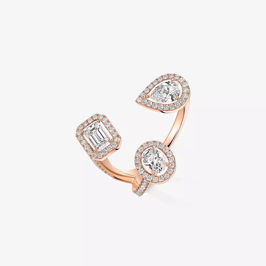 [Royal Jewellery]  Diamond Ring 0,25ct My Twin Trilogy