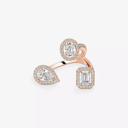 [Royal Jewellery]  Diamond Ring 0,25ct My Twin Trilogy