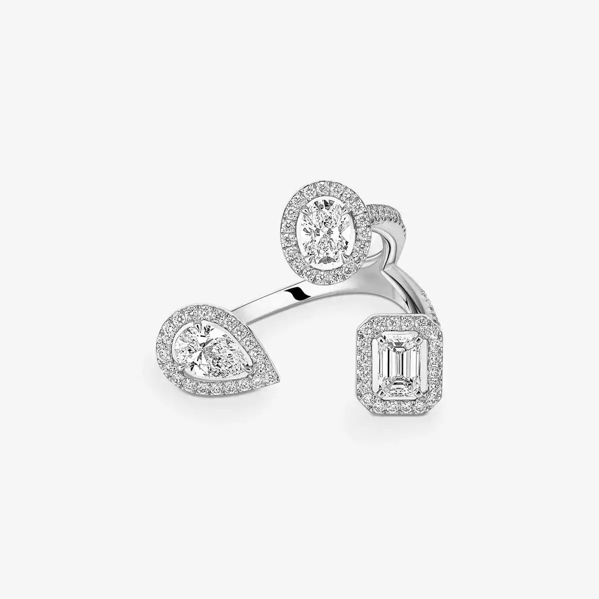 [Royal Jewellery]  Diamond Ring 0,25ct My Twin Trilogy