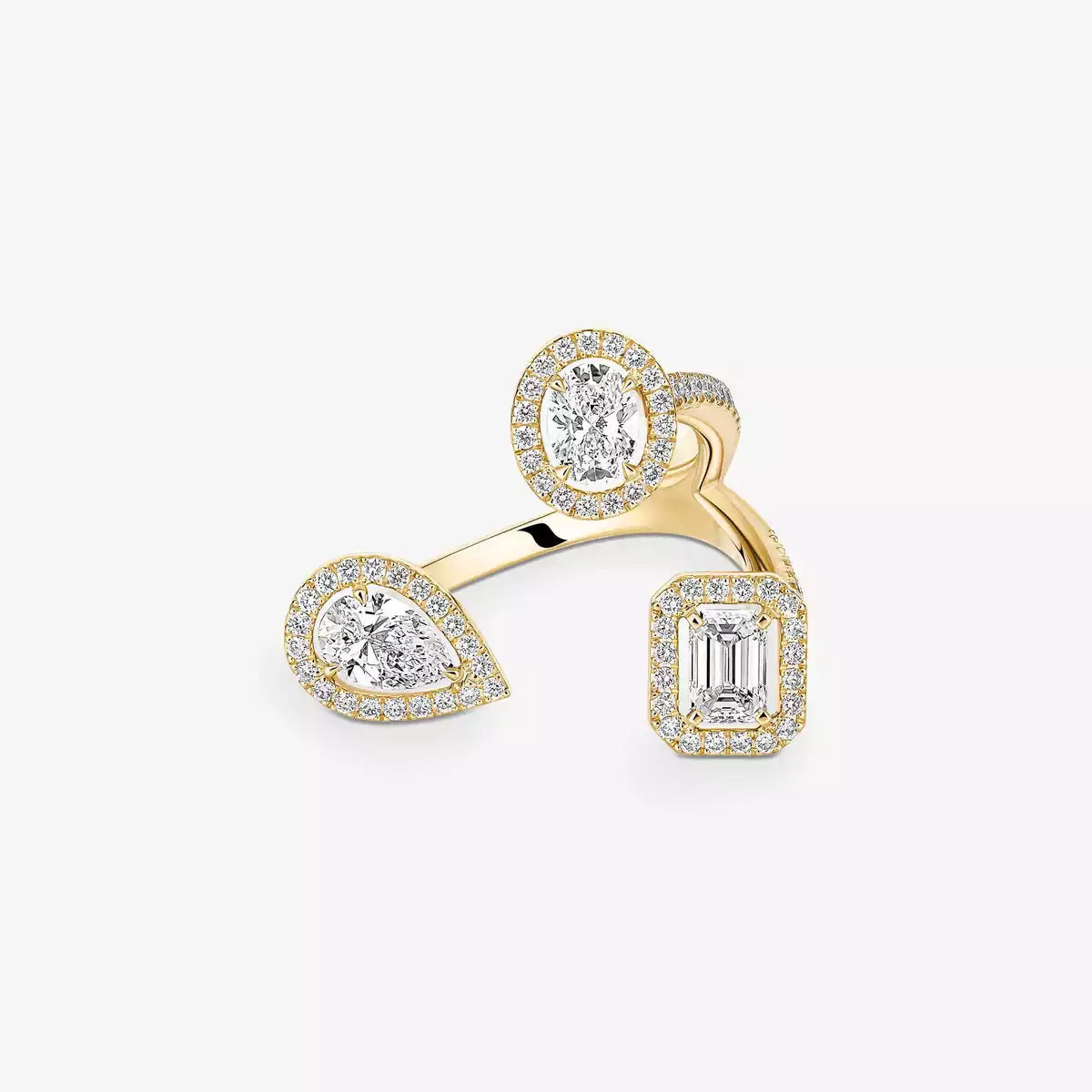 [Royal Jewellery]  Diamond Ring 0,25ct My Twin Trilogy