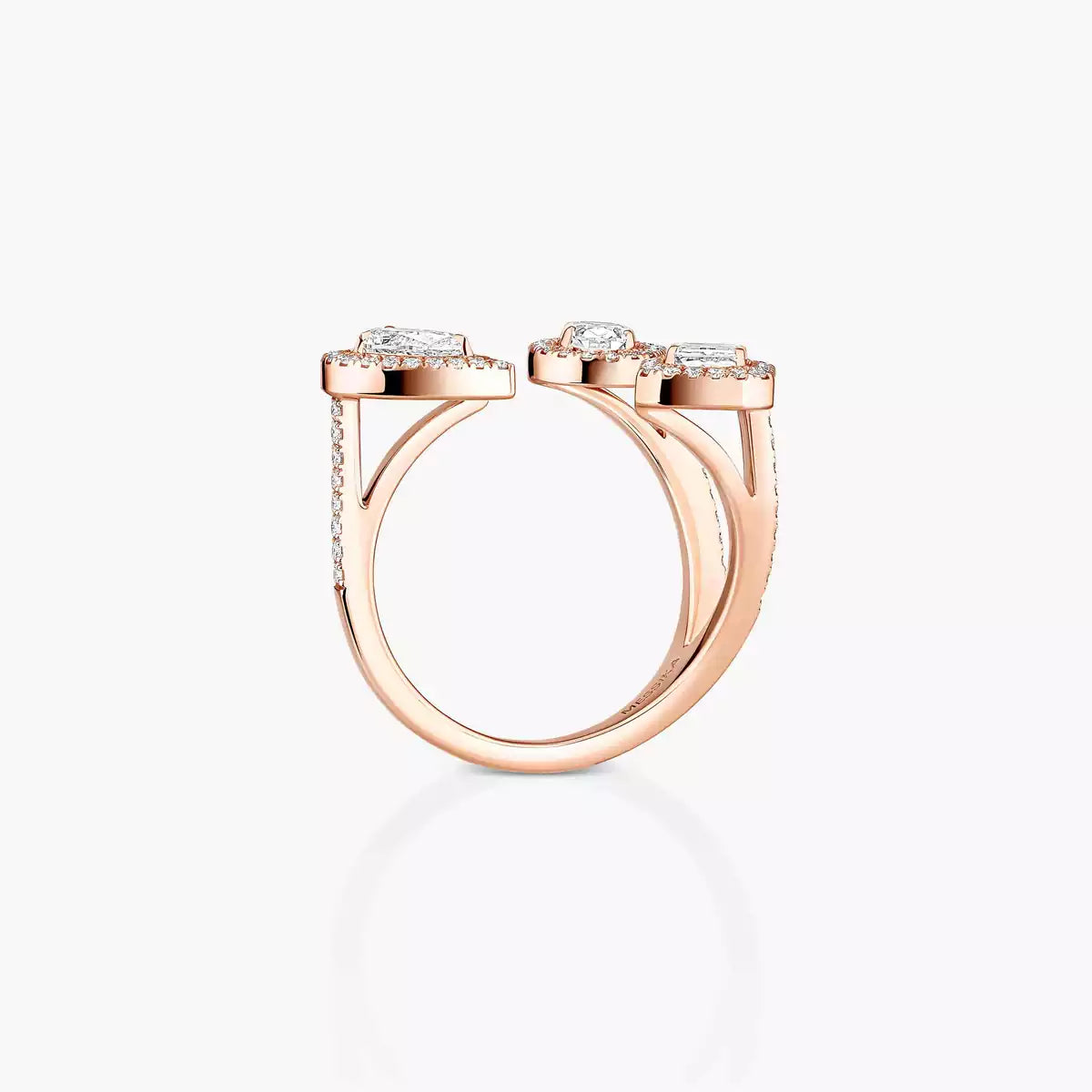 [Royal Jewellery]  Diamond Ring 0,25ct My Twin Trilogy