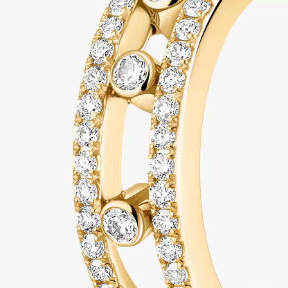 [Royal Jewellery]Diamond Pave_ Hoop Earrings Move