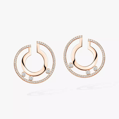 [Royal Jewellery] Move Romane Small Diamond Hoop Earrings