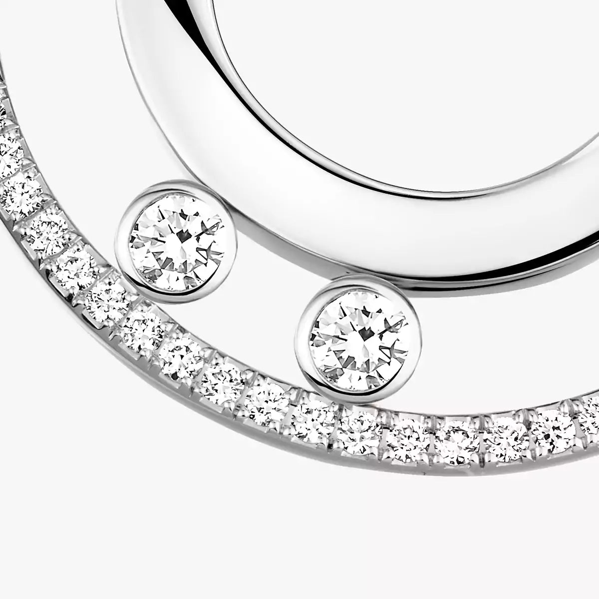 [Royal Jewellery] Move Romane Small Diamond Hoop Earrings