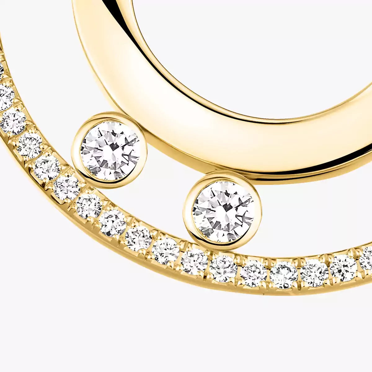 [Royal Jewellery] Move Romane Small Diamond Hoop Earrings
