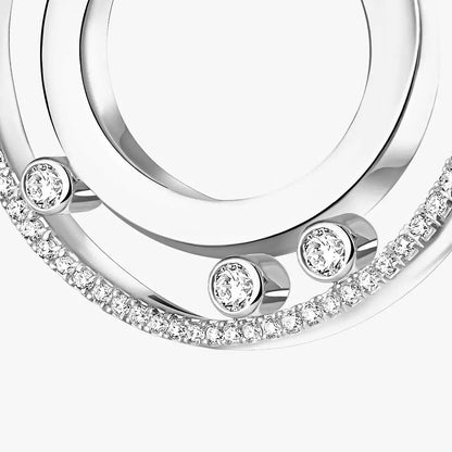 [Royal Jewellery] Move Romane Small Diamond Hoop Earrings