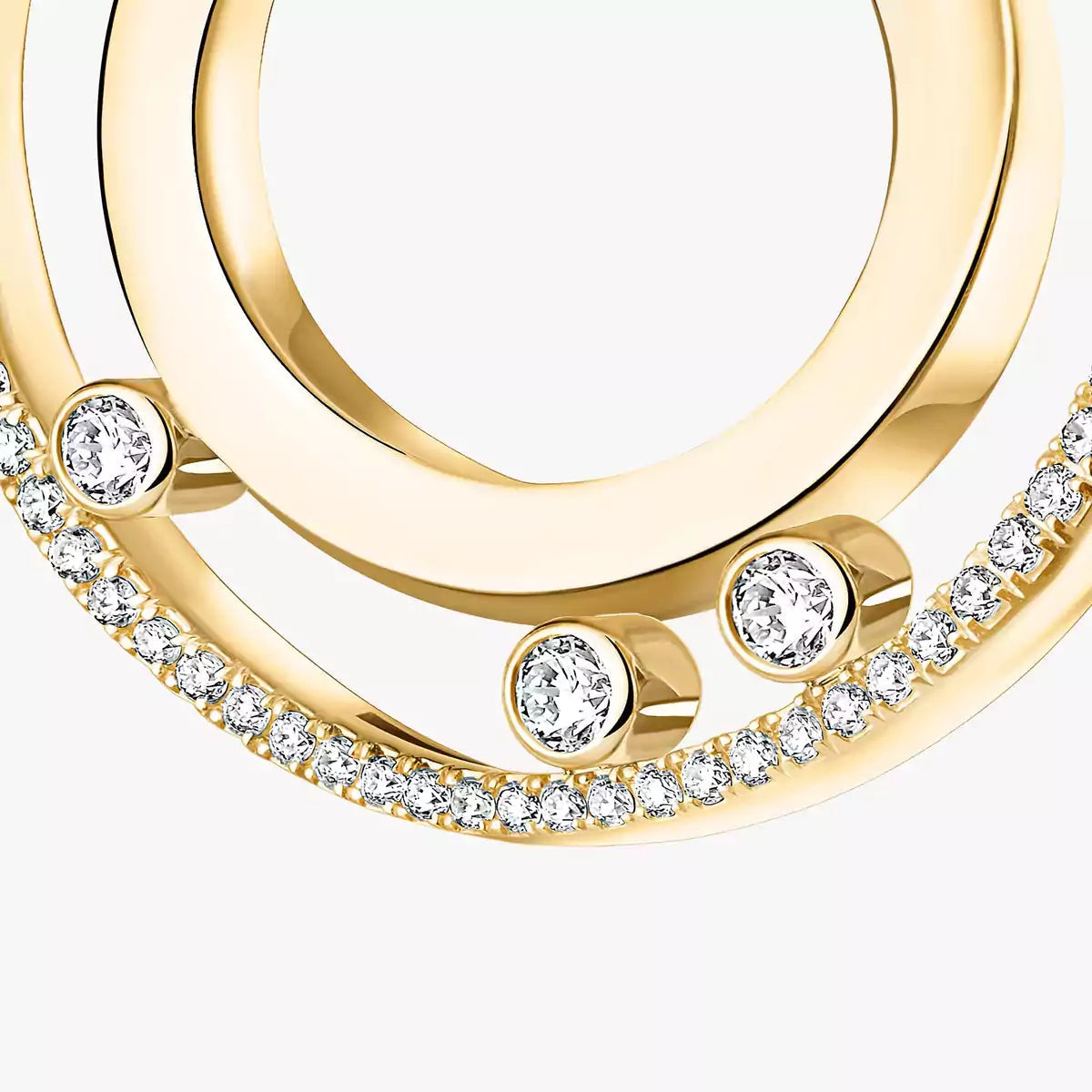 [Royal Jewellery] Move Romane Small Diamond Hoop Earrings