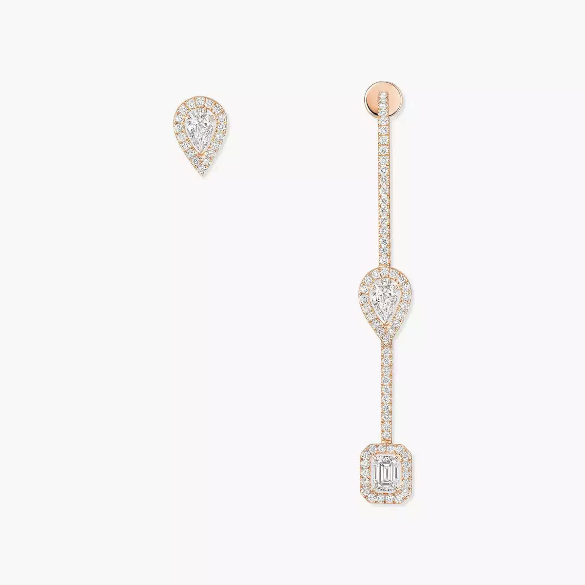 [Royal Jewellery]Diamond Drop Earrings My Twin