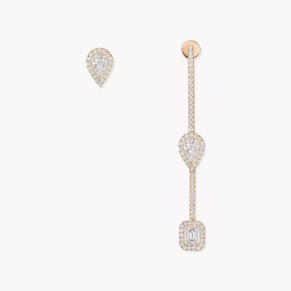 [Royal Jewellery]Diamond Drop Earrings My Twin