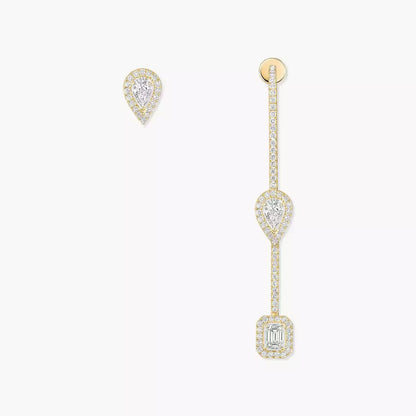 [Royal Jewellery]Diamond Drop Earrings My Twin