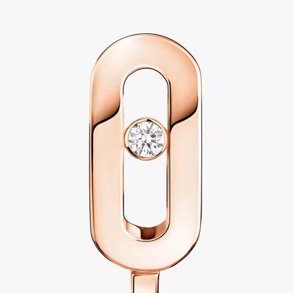 [Royal Jewellery]Diamond Mini Hoop Earrings Move Classique