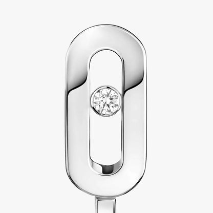 [Royal Jewellery]Diamond Mini Hoop Earrings Move Classique