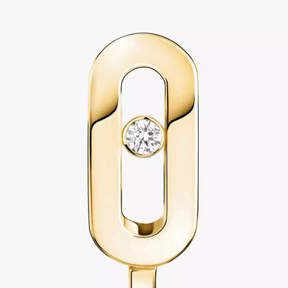 [Royal Jewellery]Diamond Mini Hoop Earrings Move Classique