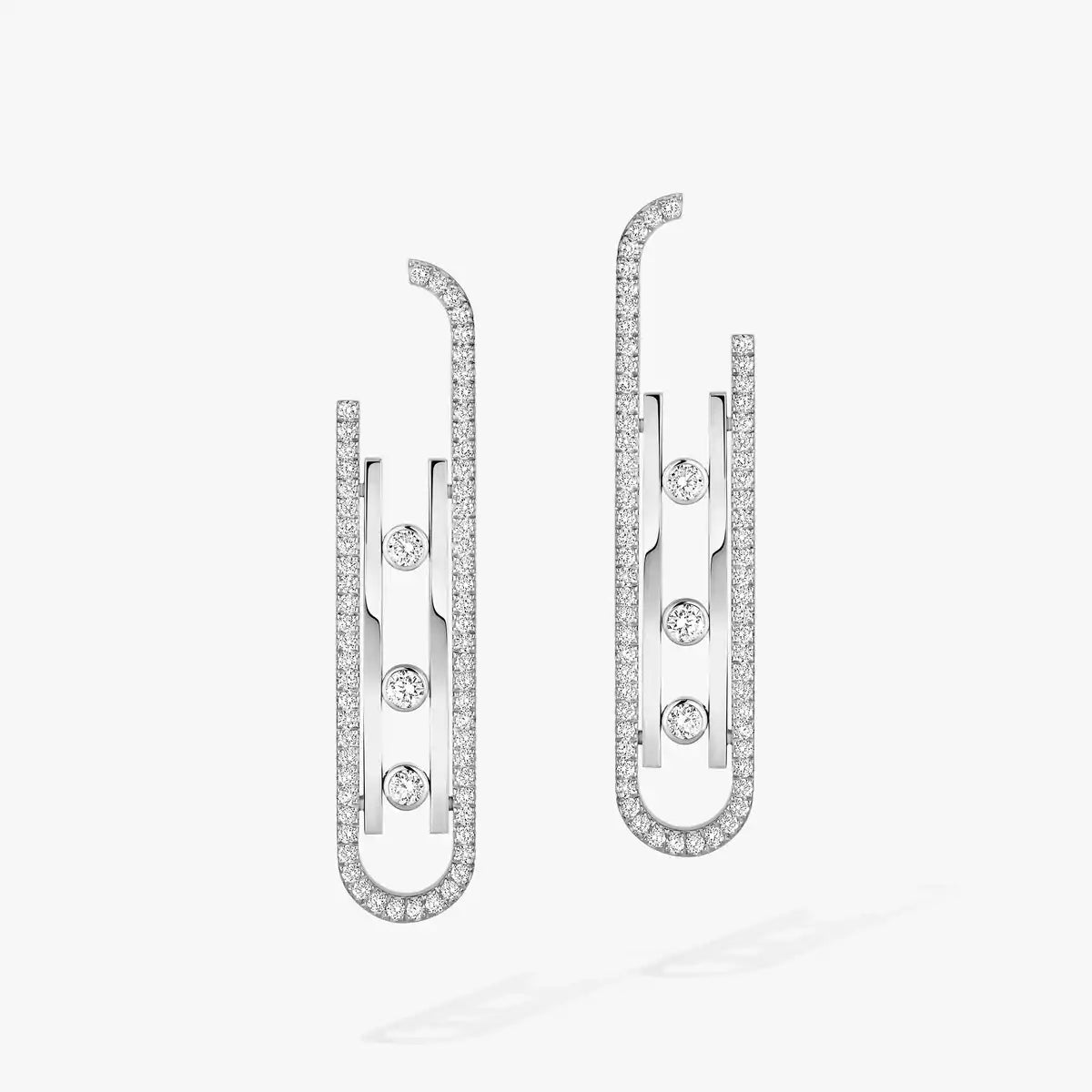 [Royal Jewellery]Diamond Pendant Earrings Move 10Th