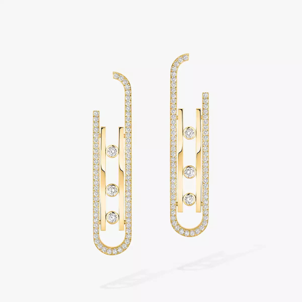 [Royal Jewellery]Diamond Pendant Earrings Move 10Th