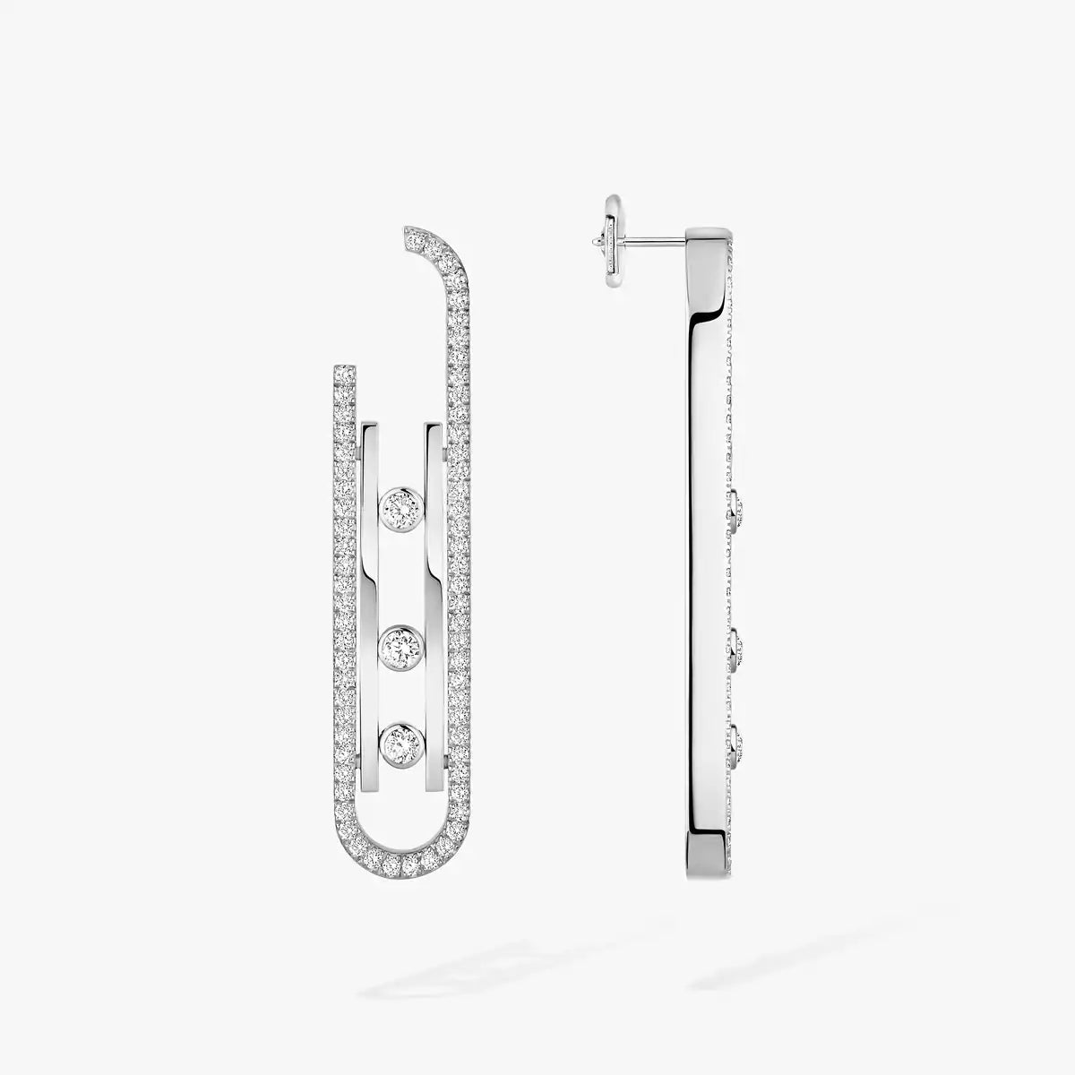 [Royal Jewellery]Diamond Pendant Earrings Move 10Th