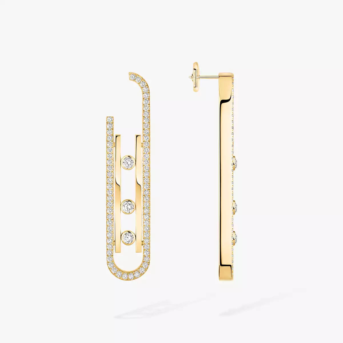 [Royal Jewellery]Diamond Pendant Earrings Move 10Th