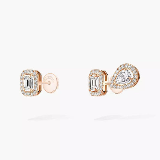[Royal Jewellery]Diamond Earrings 0,10ct My Twin 1+2