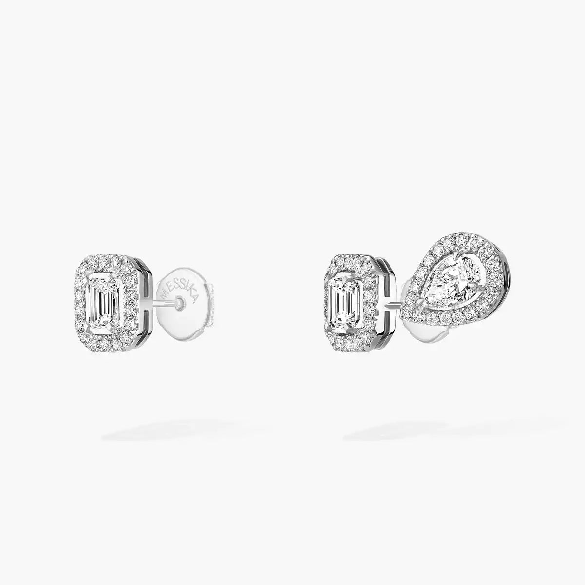[Royal Jewellery]Diamond Earrings 0,10ct My Twin 1+2