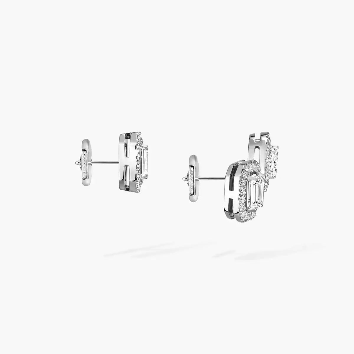[Royal Jewellery]Diamond Earrings 0,10ct My Twin 1+2