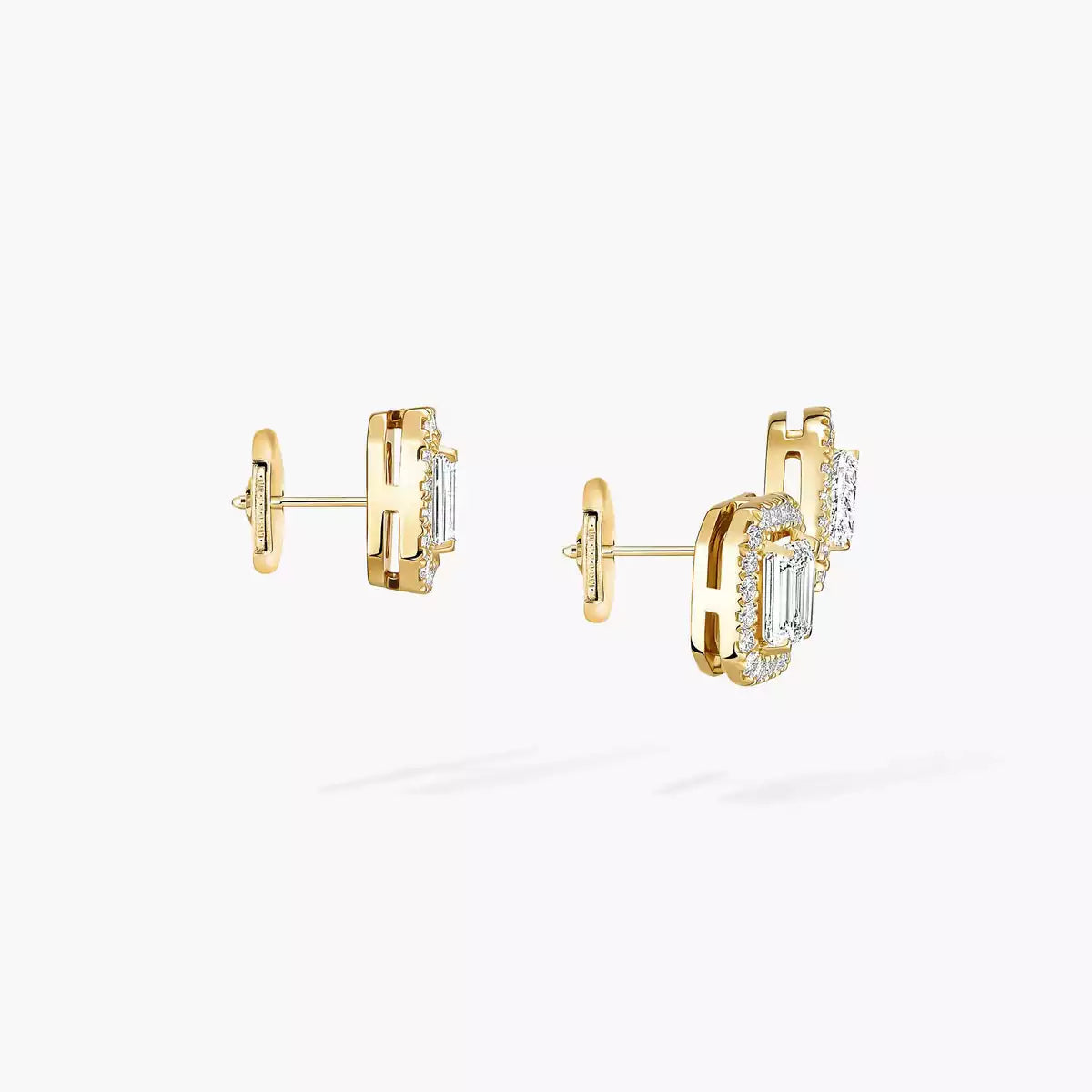 [Royal Jewellery]Diamond Earrings 0,10ct My Twin 1+2