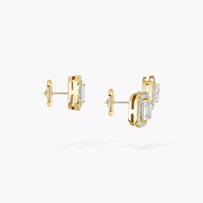 [Royal Jewellery]Diamond Earrings 0,10ct My Twin 1+2
