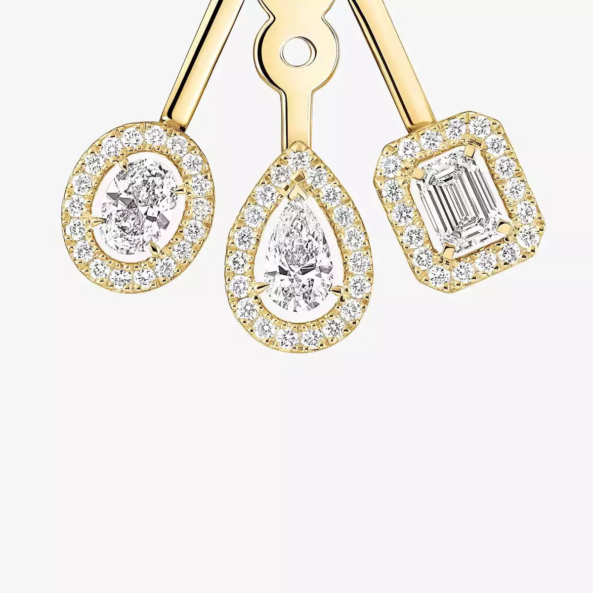 [Royal Jewellery] My Twin Trio  Diamond Earrings