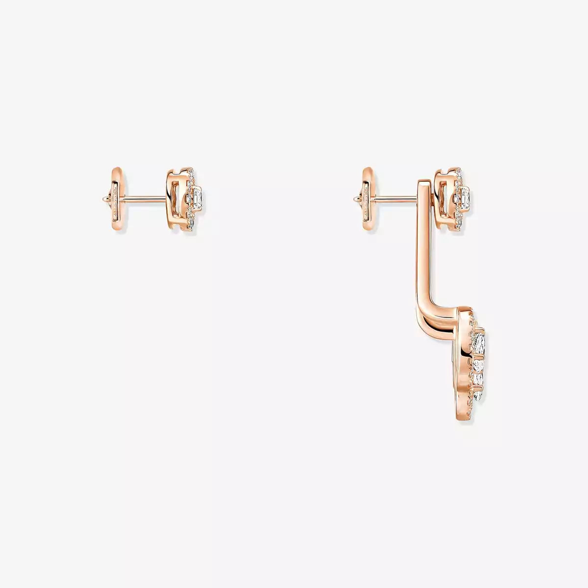 [Royal Jewellery] My Twin Trio  Diamond Earrings