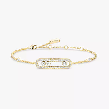[Royal Jewellery]Pavé Baby Move Diamond Bracelet
