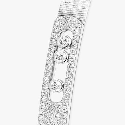 [Royal Jewellery]Move Noa Ciselé half pavé bangle