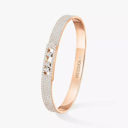 [Royal Jewellery]Move Noa Full Pavé Diamond Bangle Bracelet