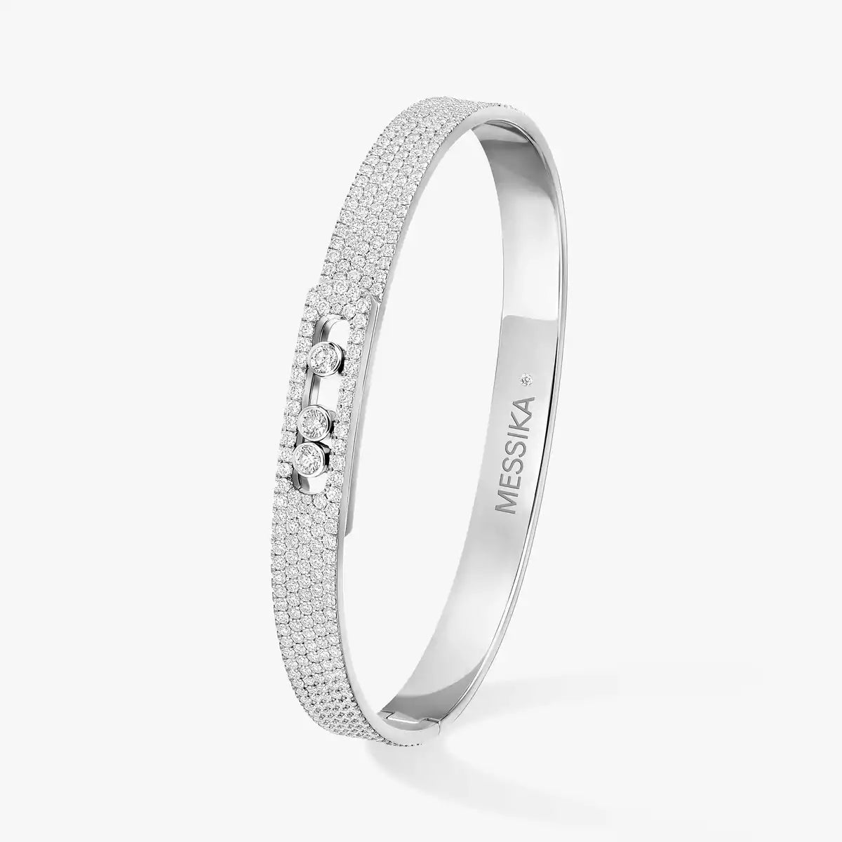 [Royal Jewellery]Move Noa Full Pavé Diamond Bangle Bracelet
