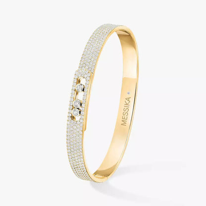 [Royal Jewellery]Move Noa Full Pavé Diamond Bangle Bracelet