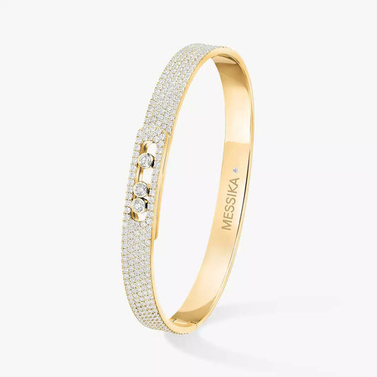 [Royal Jewellery]Move Noa Full Pavé Diamond Bangle Bracelet