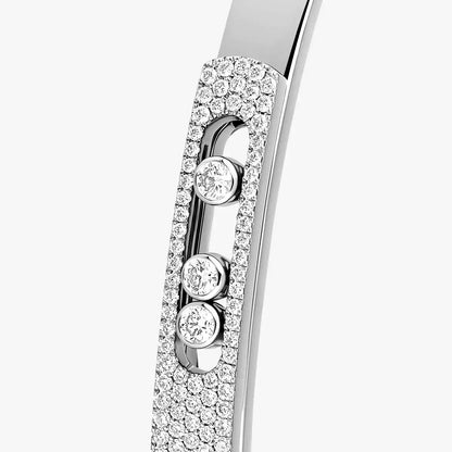 [Royal Jewellery]Move Noa Rose Gold Pavé Diamond Bangle Bracelet