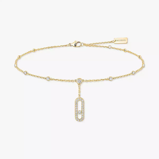 [Royal Jewellery] Move Uno pavé ankle bracelet