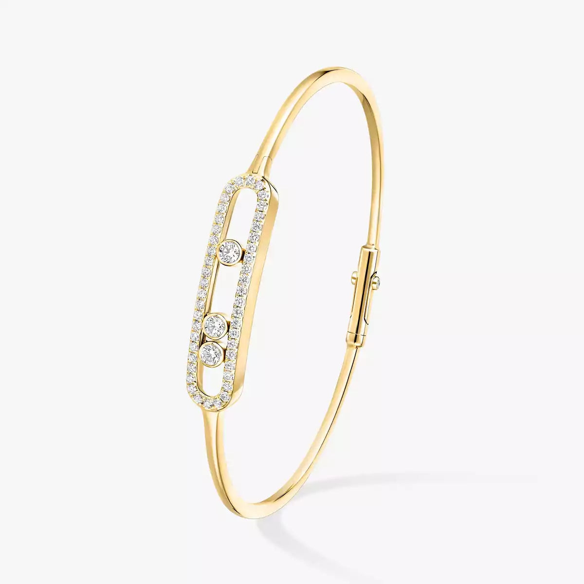 [Royal Jewellery]Move Pavé Diamond Bangle Bracelet M