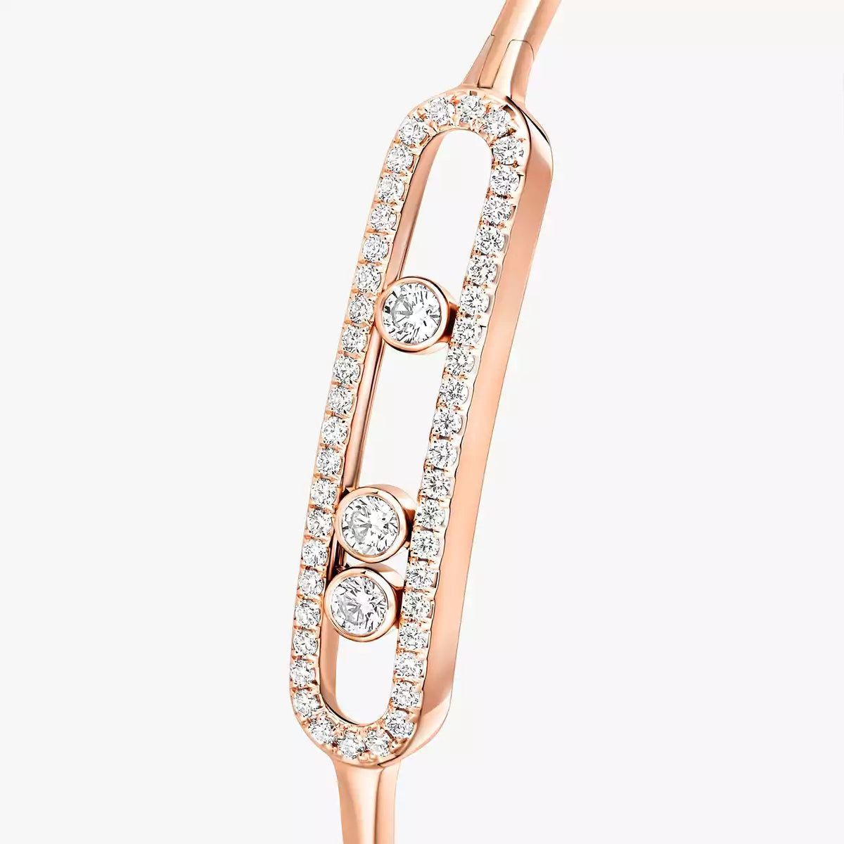 [Royal Jewellery]Move Pavé Diamond Bangle Bracelet M
