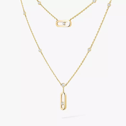 [Royal Jewellery] Move Uno Diamond Necklace